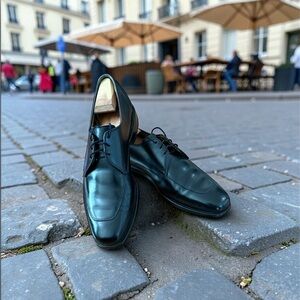 Elegant Black Allen Edmonds Leather Men's Oxfords- Burtons